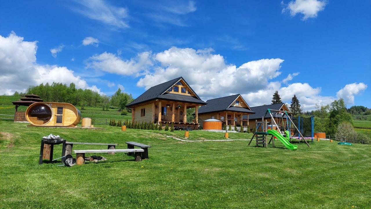 Domki Gorce Klikuszowa Sauna Jacuzzi Exterior photo