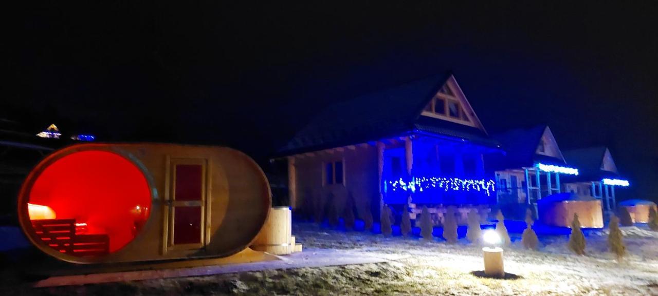 Domki Gorce Klikuszowa Sauna Jacuzzi Exterior photo