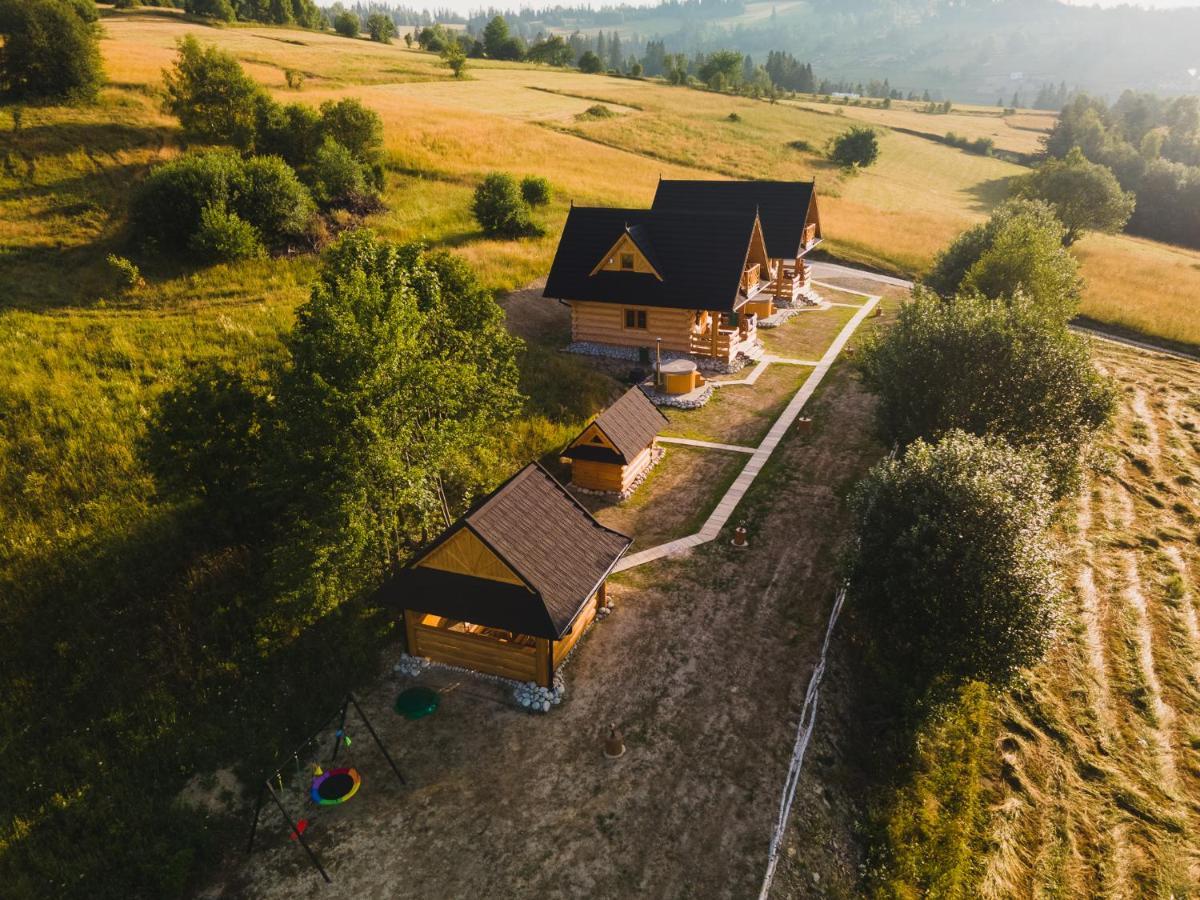 Domki Gorce Klikuszowa Sauna Jacuzzi Exterior photo