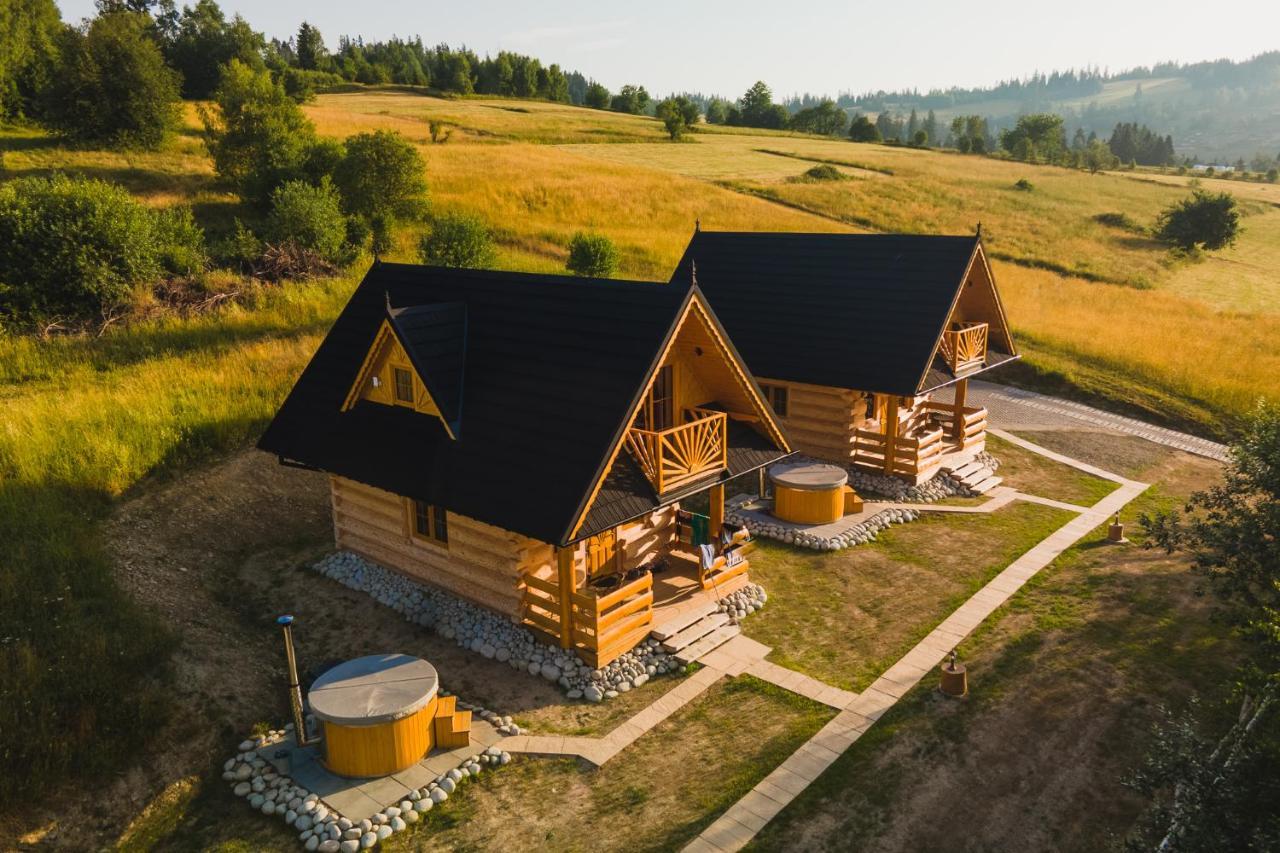 Domki Gorce Klikuszowa Sauna Jacuzzi Exterior photo
