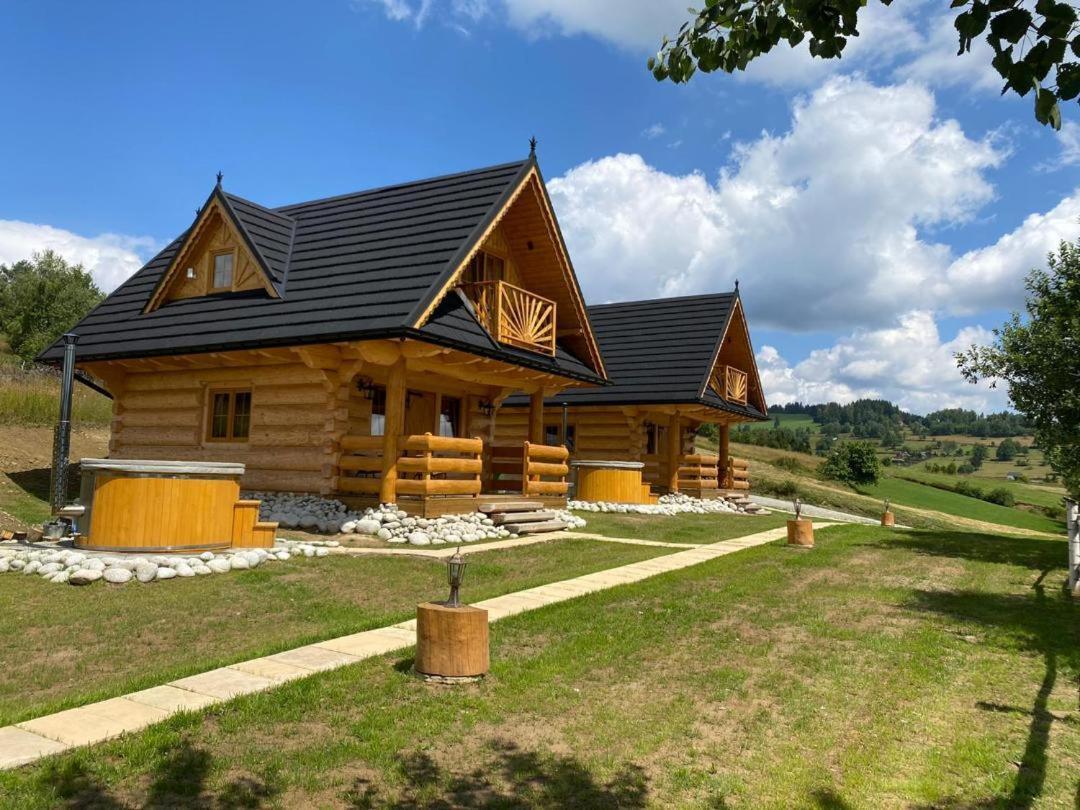 Domki Gorce Klikuszowa Sauna Jacuzzi Exterior photo
