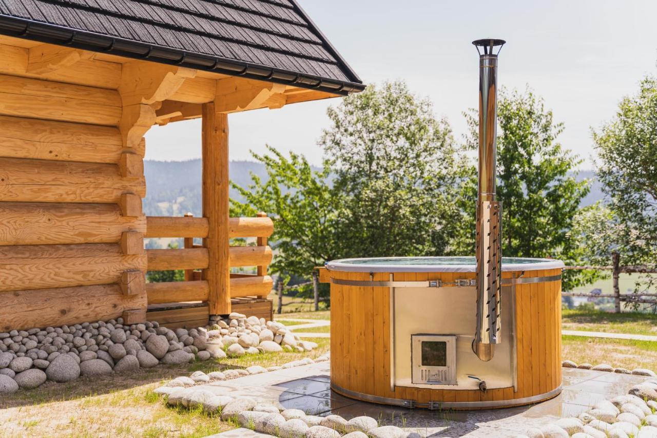 Domki Gorce Klikuszowa Sauna Jacuzzi Exterior photo