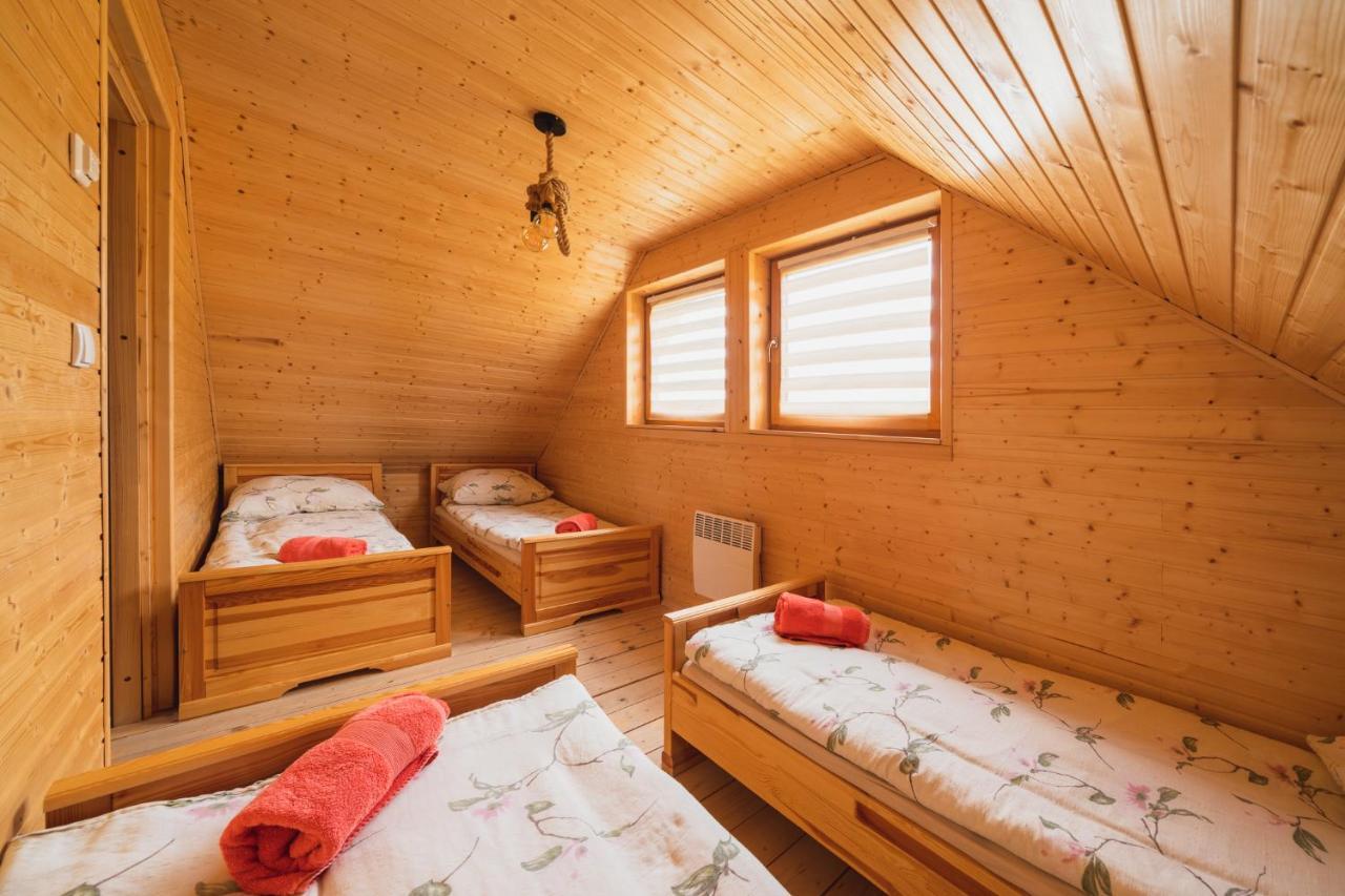 Domki Gorce Klikuszowa Sauna Jacuzzi Exterior photo