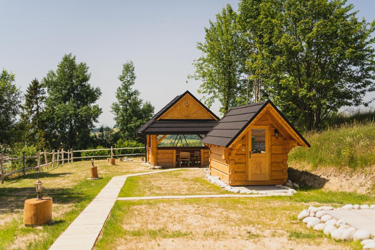 Domki Gorce Klikuszowa Sauna Jacuzzi Exterior photo