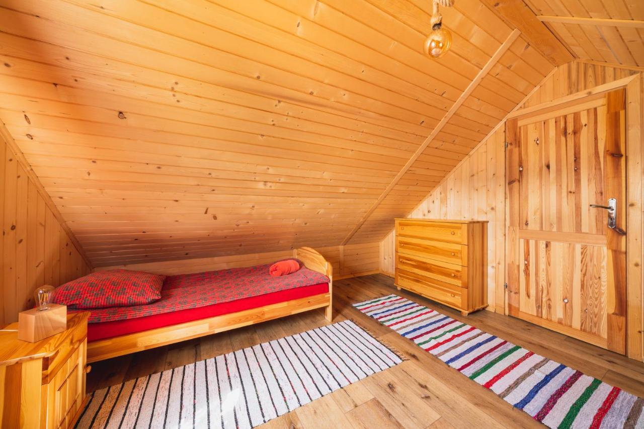 Domki Gorce Klikuszowa Sauna Jacuzzi Exterior photo