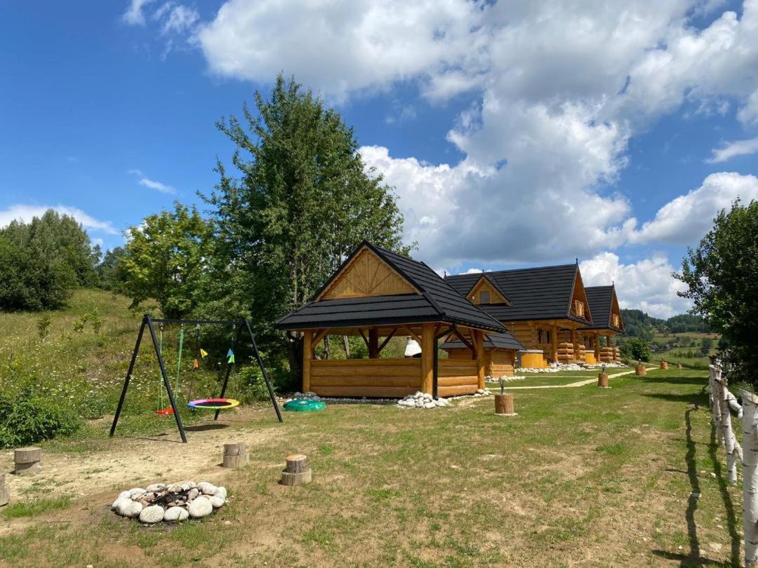 Domki Gorce Klikuszowa Sauna Jacuzzi Exterior photo
