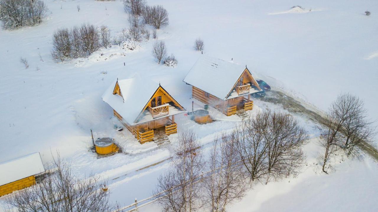 Domki Gorce Klikuszowa Sauna Jacuzzi Exterior photo