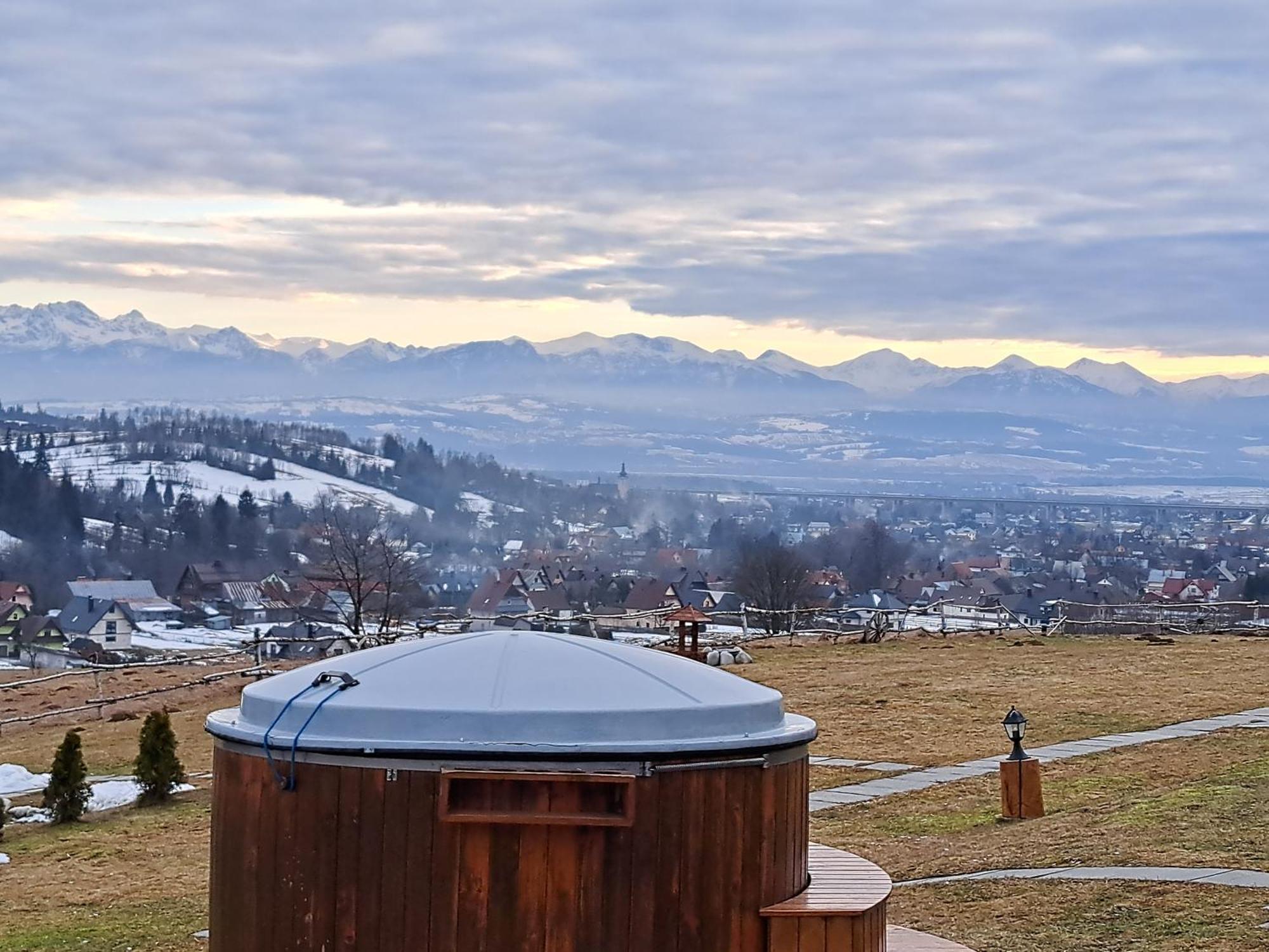 Domki Gorce Klikuszowa Sauna Jacuzzi Exterior photo