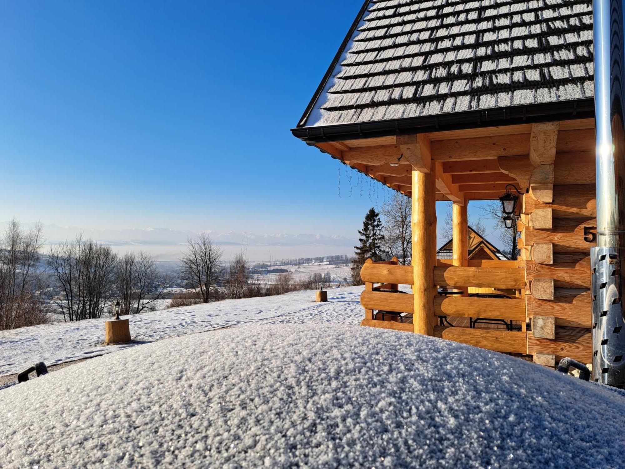 Domki Gorce Klikuszowa Sauna Jacuzzi Exterior photo